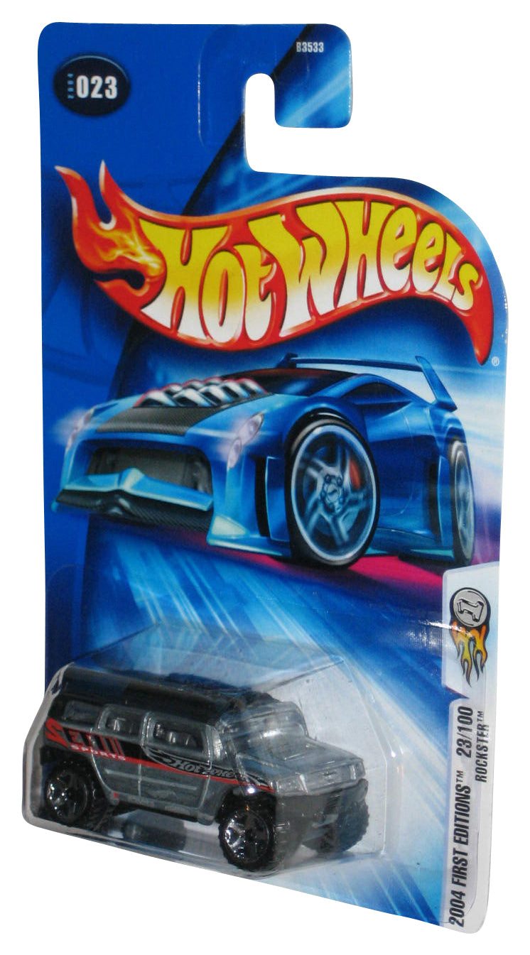 Hot Wheels 2004 First Editions 23/100 Silver Rockster Toy Car #023