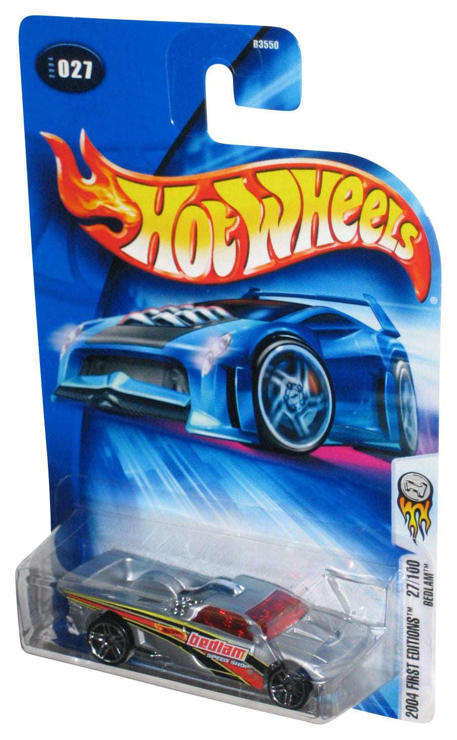 Hot Wheels 2004 First Editions 27/100 Silver Bedlam Toy Car #027