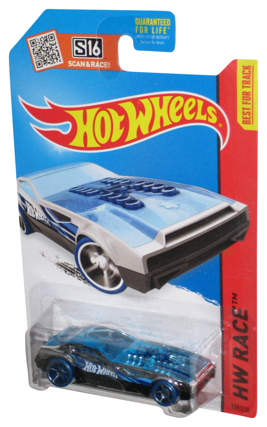 Hot Wheels HW Race (2013) Bye Focal II S16 Blue Toy Car 159/250