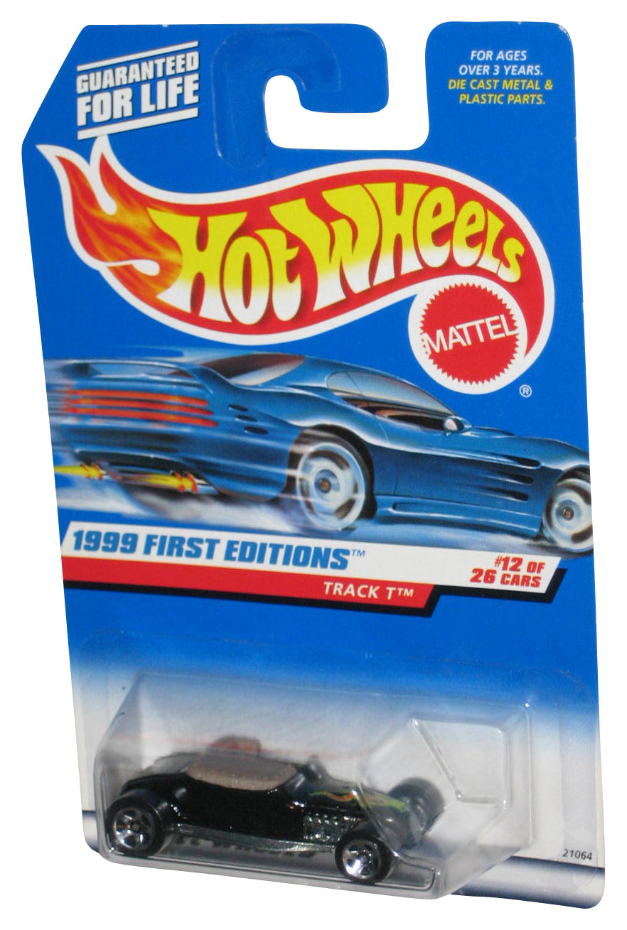 Hot Wheels 1999 First Editions 12/26 Black Track T Toy Car #917