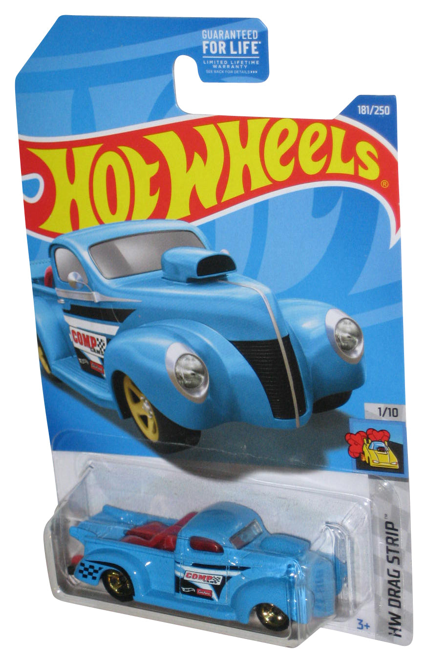 Hot Wheels HW Drag Strip 1/10 (2021) Blue '40 Ford Pickup Toy Truck 181/250
