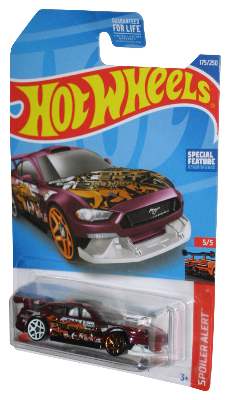 Hot Wheels Spoiler Alert 5/5 (2021) Purple Custom '18 Ford Mustang GT Toy Car 175/250