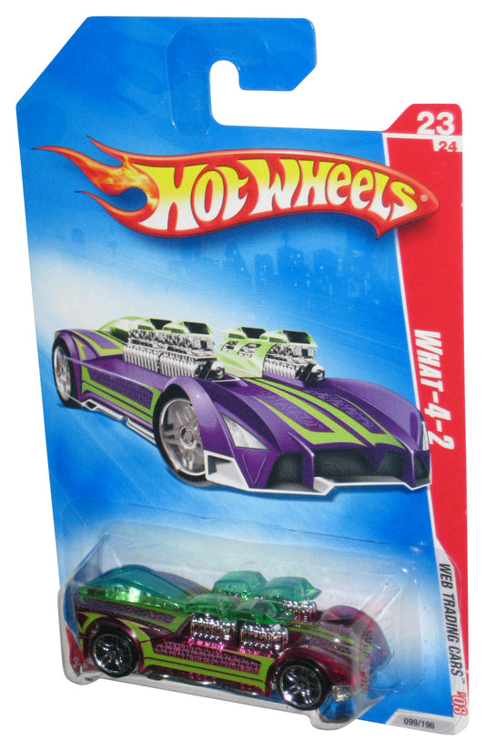 Hot Wheels Web Trading Cars 23/24 (2007) Purple What-4-2 Toy Car 099/196