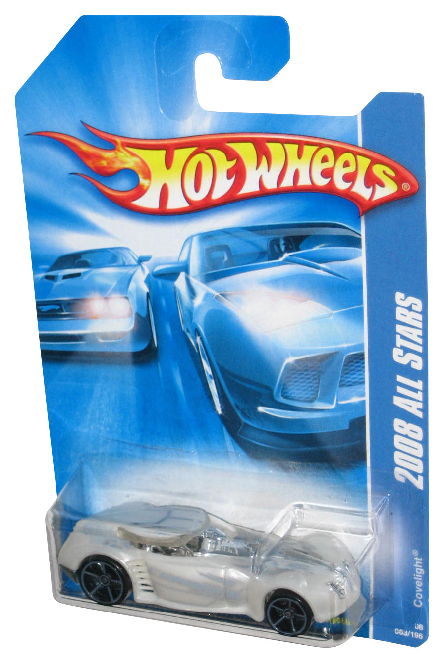 Hot Wheels 2008 All Stars White Covelight Toy Car 063/196