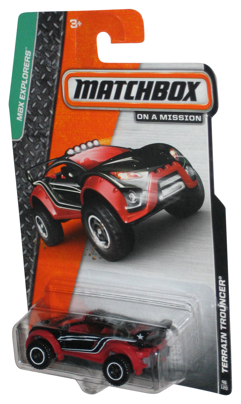 Matchbox MBX Explorers (2013) Red Terrain Trouncer Toy Car 46/120