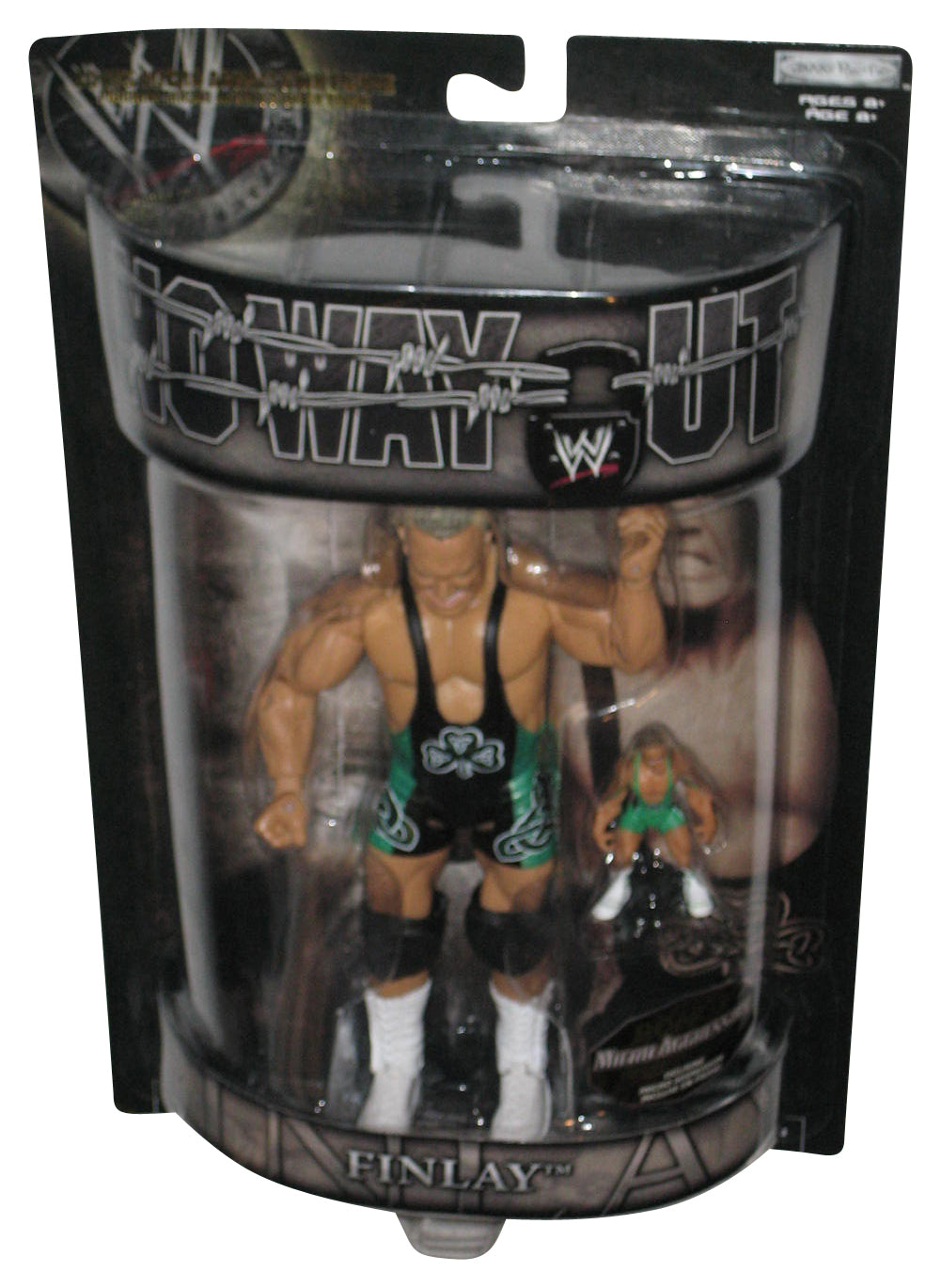 WWE No Way Out Finlay (2007) Jakks Pacific Figure w/ Bonus Micro Aggression Mini Figure