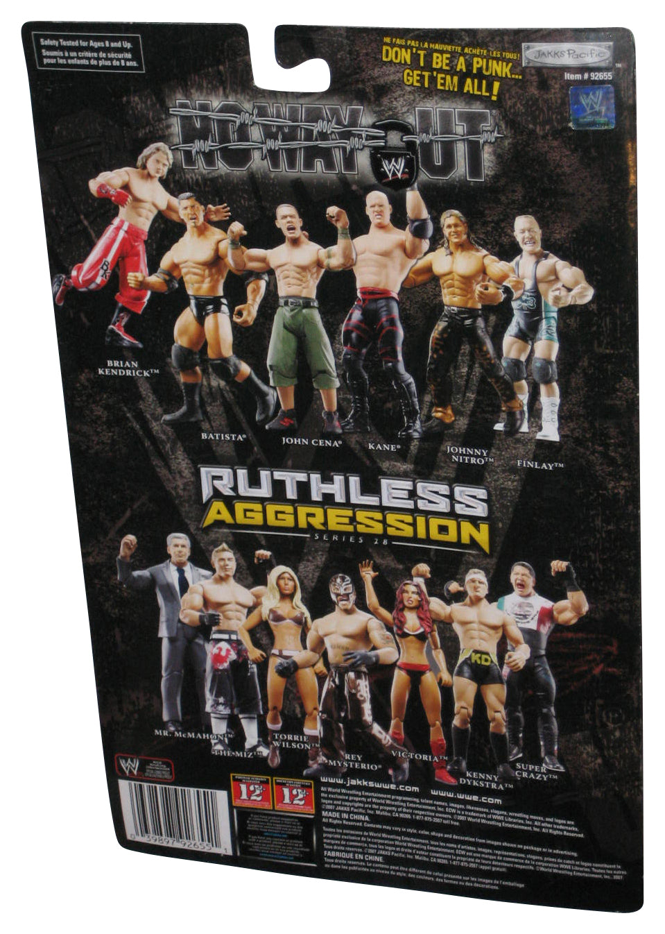 WWE No Way Out Finlay (2007) Jakks Pacific Figure w/ Bonus Micro Aggression Mini Figure