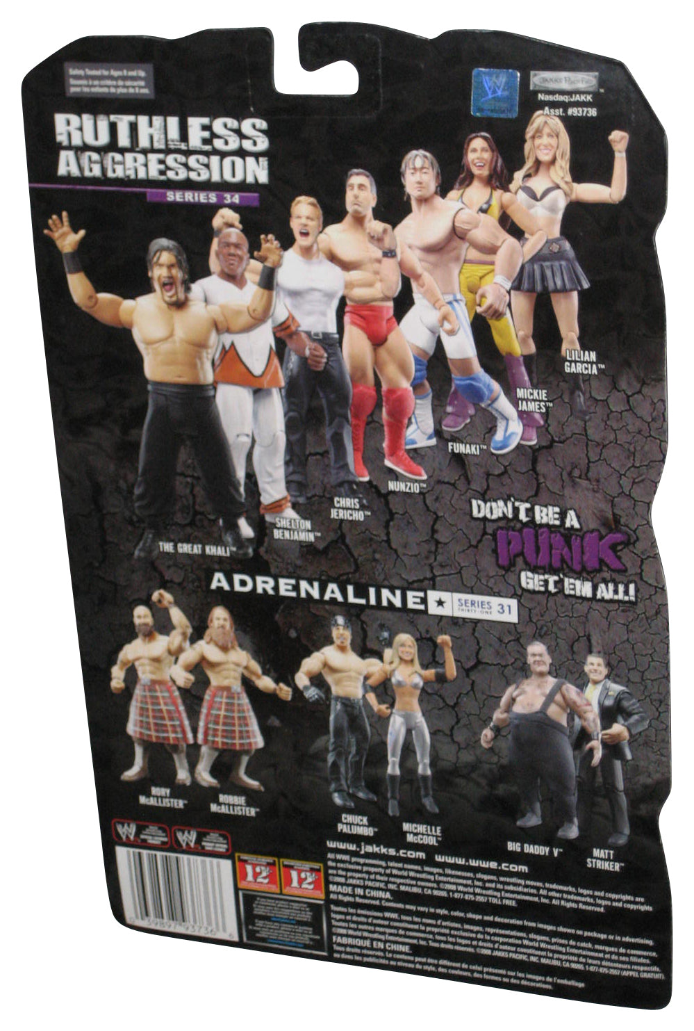 WWE Ruthless Aggression Best of 2008 Jakks Pacific Action Figure w/ Mic