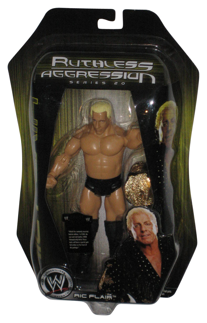 WWE Wrestling Ruthless Aggression (2006) Series 20 Ric Flair Figure w/ Chase Belt
