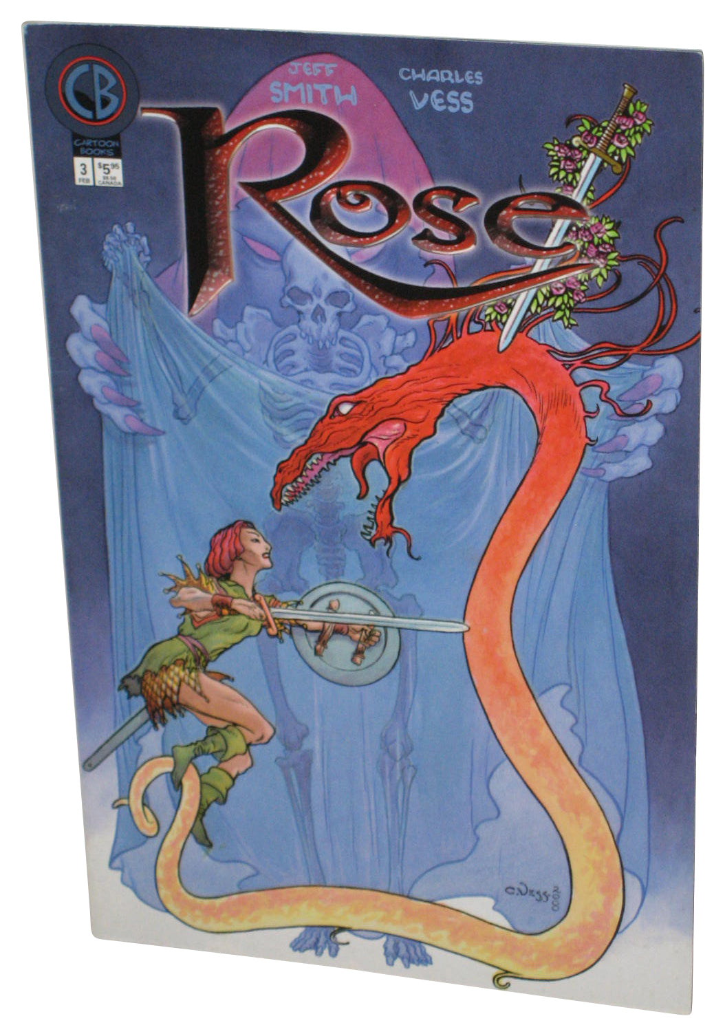 Rose Cartoon Paperback Book Vol. 3 - (Jeff Smith / Charles Vess)