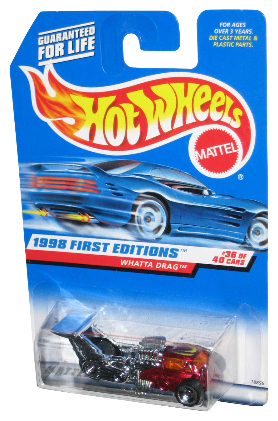 Hot Wheels 1998 First Editions 36/40 Red & Silver Toy Car #673