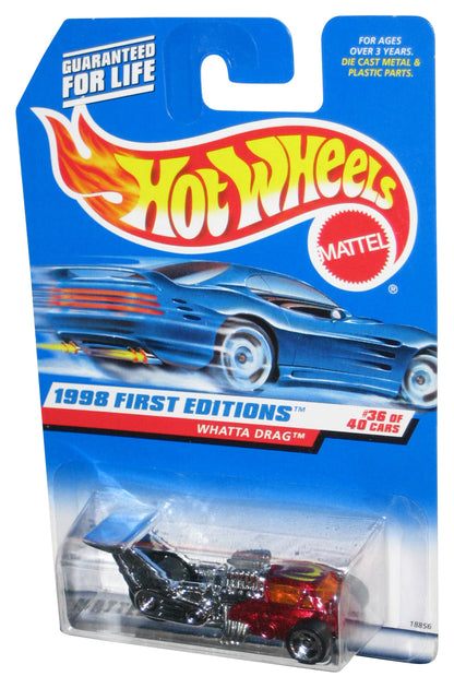 Hot Wheels 1998 First Editions 36/40 Red & Silver Toy Car #673