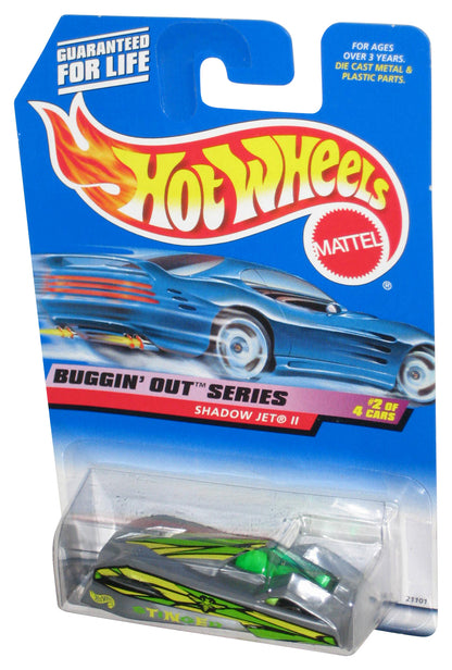 Hot Wheels Buggin' Out Series 2/4 (1998) Green Shadow Jet II Toy Car #942