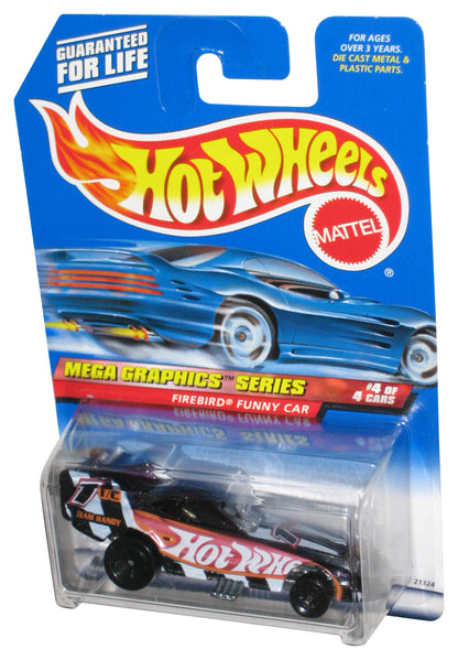 Hot Wheels Mega Graphics Series 4/4 (1998) Black Firebird Funny Car Toy #976