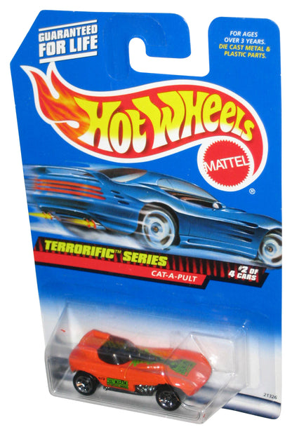 Hot Wheels Terrorific Series 2/4 (1998) Orange Cat-A-Pult Toy Car #978