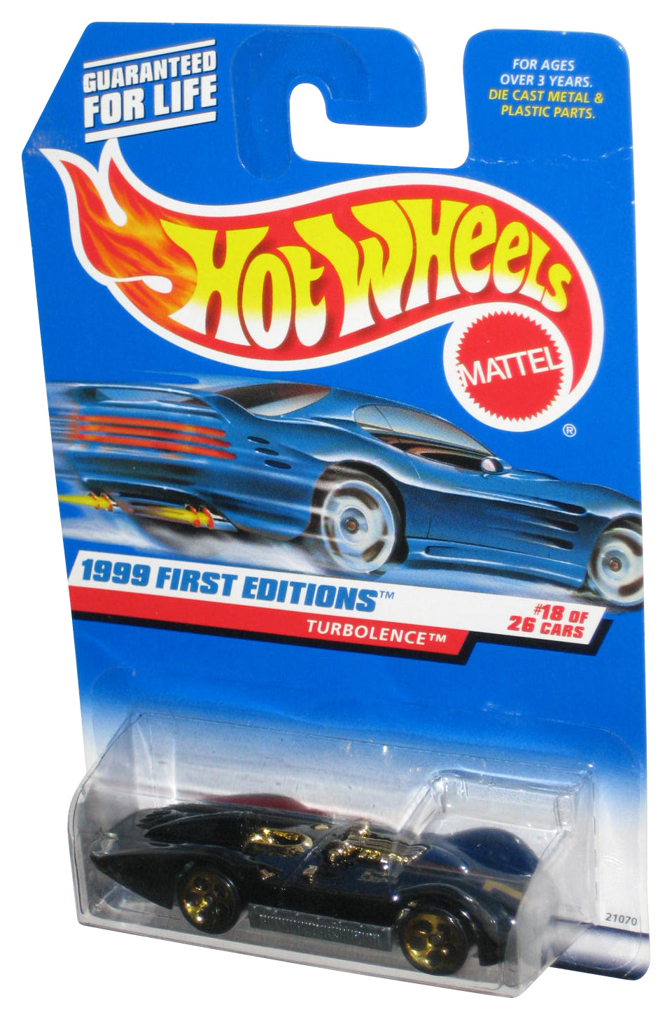 Hot Wheels 1999 First Editions 18/26 Black Toy Car #923