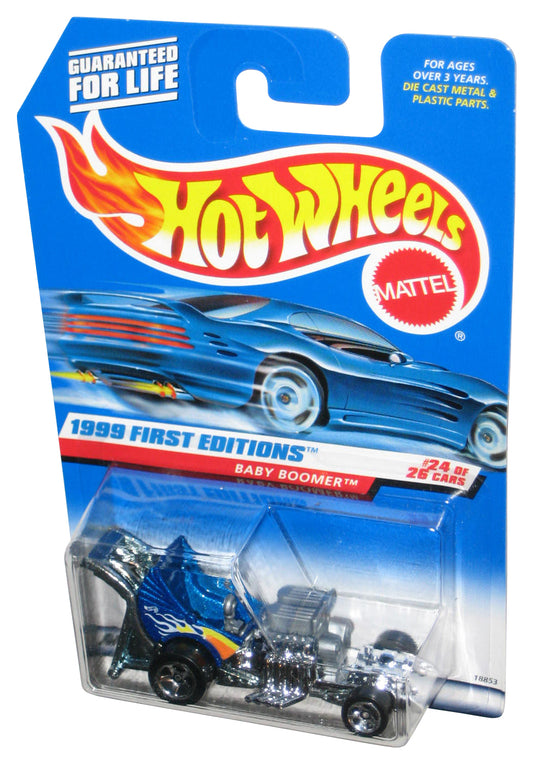 Hot Wheels 1999 First Editions 24/26 (1998) Blue Baby Boomer Toy Car #680