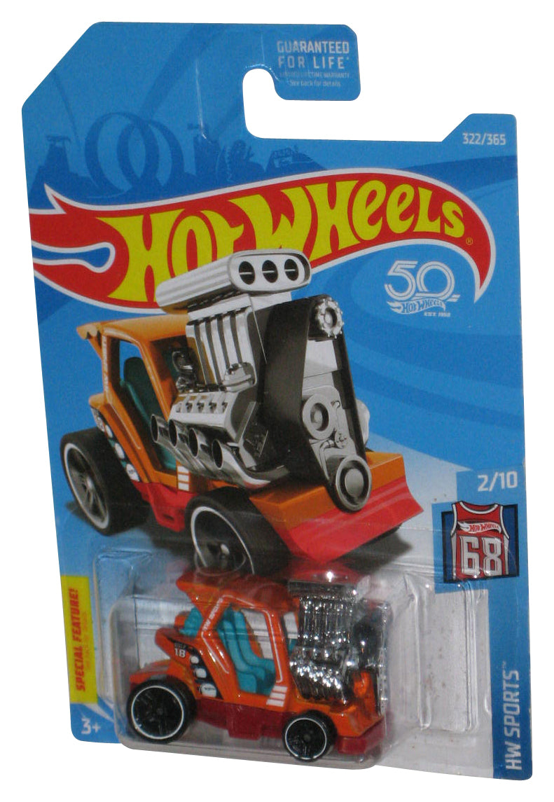 Hot Wheels HW Sports 2/10 (2017) Orange Tee'd Off 2 Toy Car 322/365