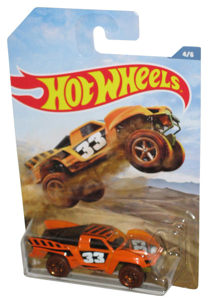 Hot Wheels Off Road Baja Truck (2018) Mattel Orange Car Toy 4/6