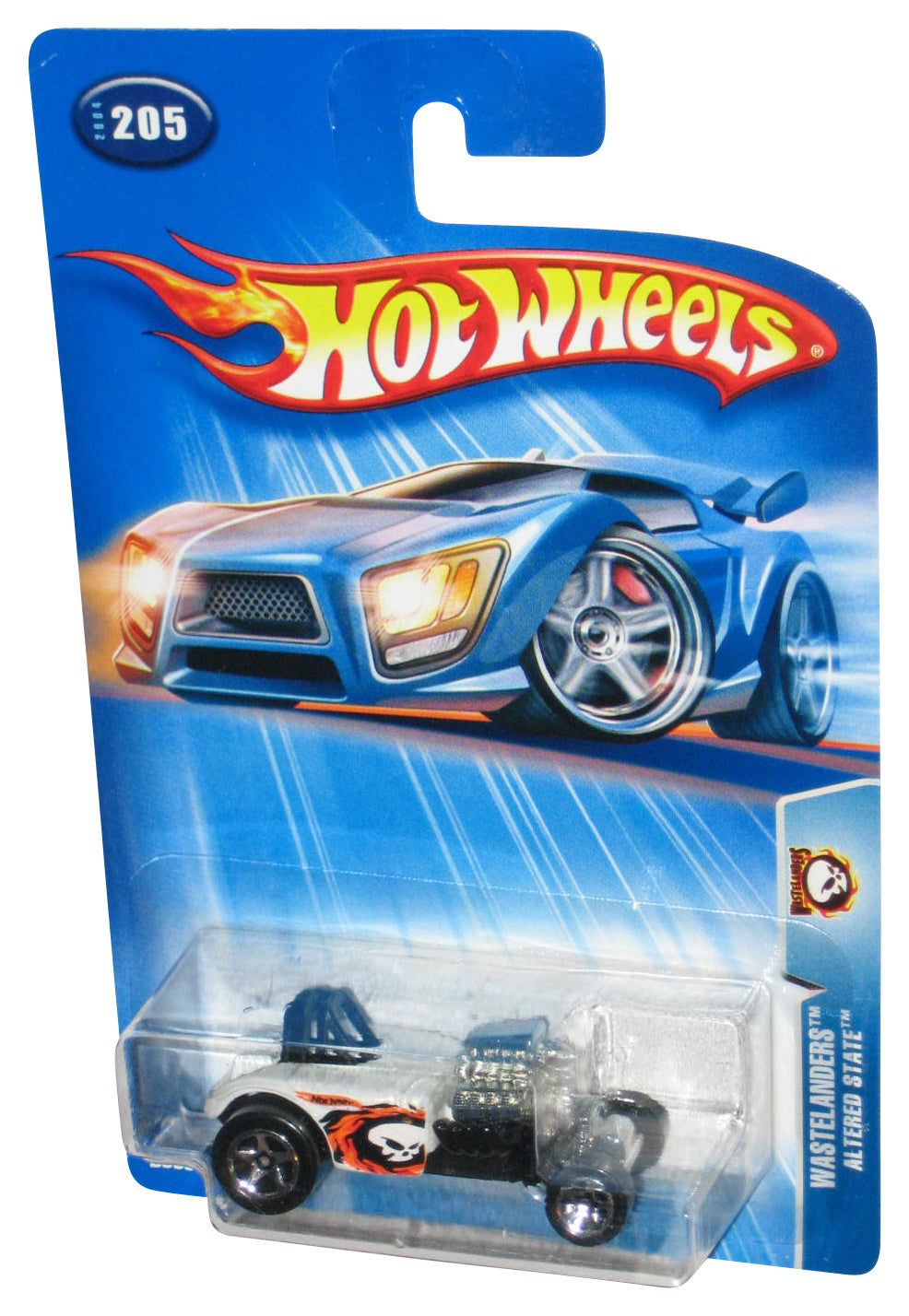 Hot Wheels Wastelanders (2004) White Altered State Toy Car #205