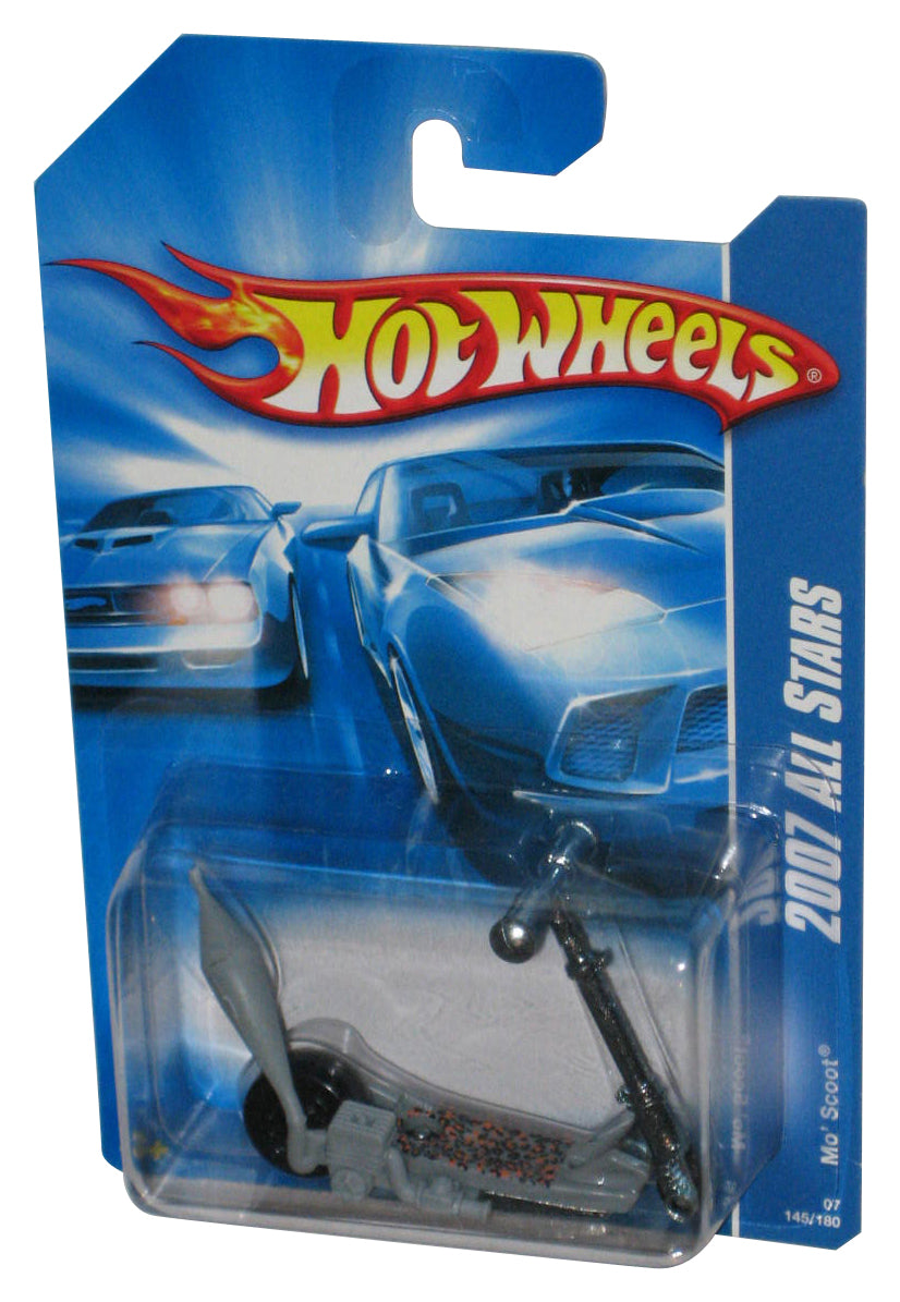 Hot Wheels 2007 All Stars (2006) Gray Mo' Scoot Toy Bike 145/180