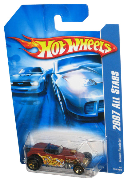 Hot Wheels 2007 All Stars (2006) Red Deuce Roadster Toy Car 136/180