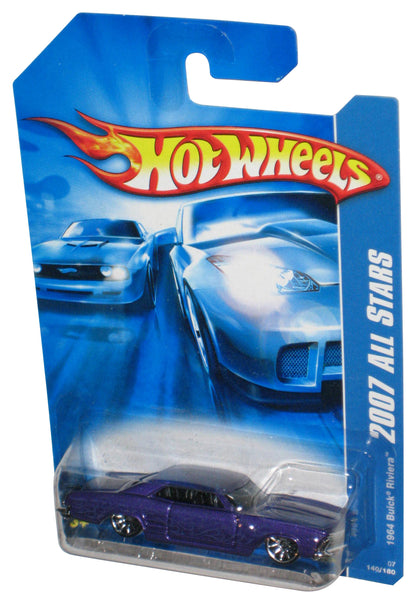 Hot Wheels 2007 All Stars Purple 1964 Buick Riviera Toy Car 140/180