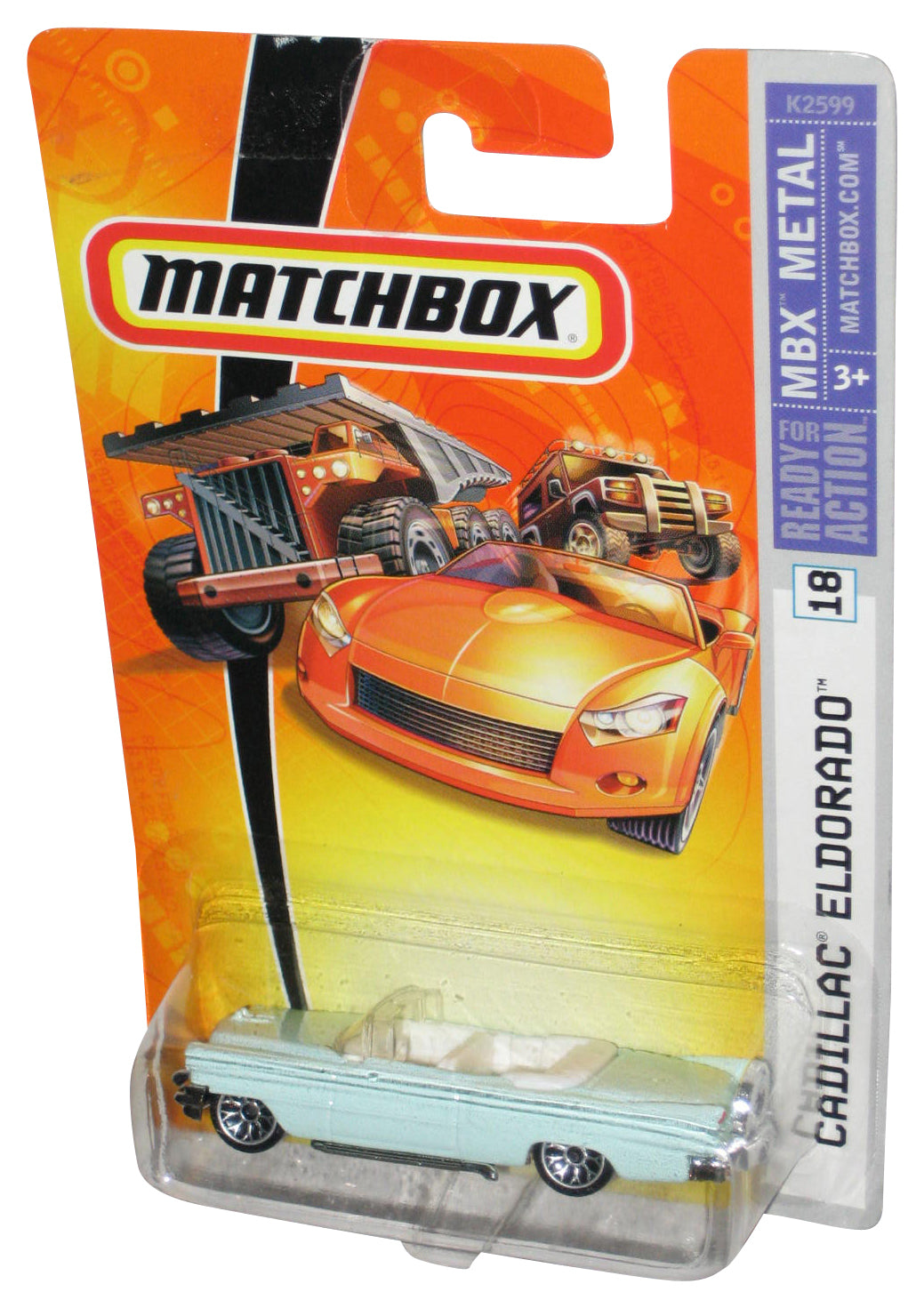 Matchbox MBX Metal (2006) Light Blue Cadillac Eldorado Car Toy #18