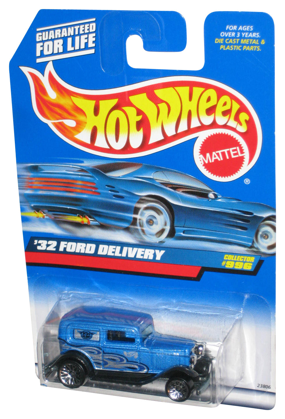 Hot Wheels Blue '32 Ford Delivery (1998) Mattel Collector Toy Car #996