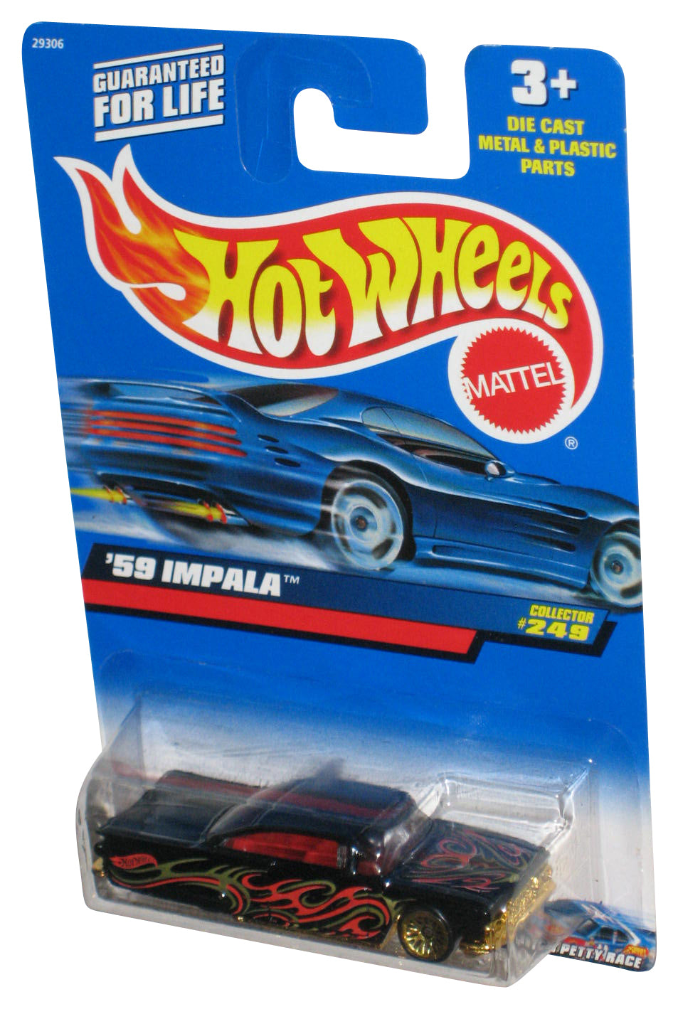 Hot Wheels Black '59 Impala (1999) Mattel Collector Toy Car #249