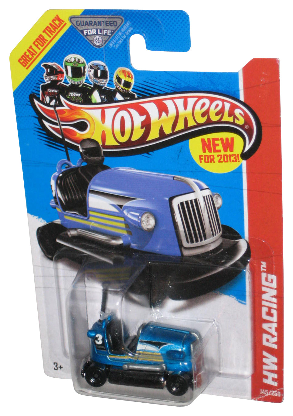 Hot Wheels HW Racing (2013) Blue Bump Around Toy Car 145/250
