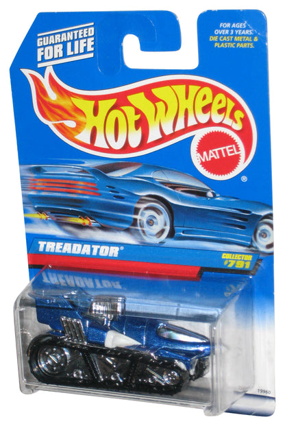 Hot Wheels Treadator (1997) Mattel Blue Collector Toy Car #791