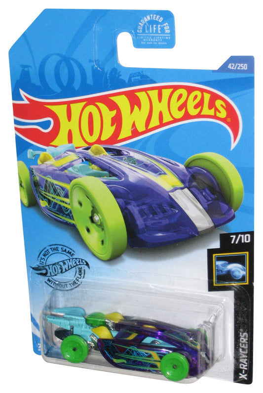 Hot Wheels X-Raycers 7/10 (2017) Purple Pedal De Metal Toy Car 42/250