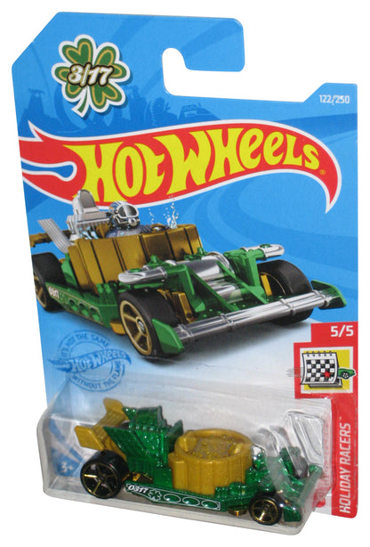 Hot Wheels Holiday Racers 5/5 (2020) Green Hot Tub Toy Car 122/250