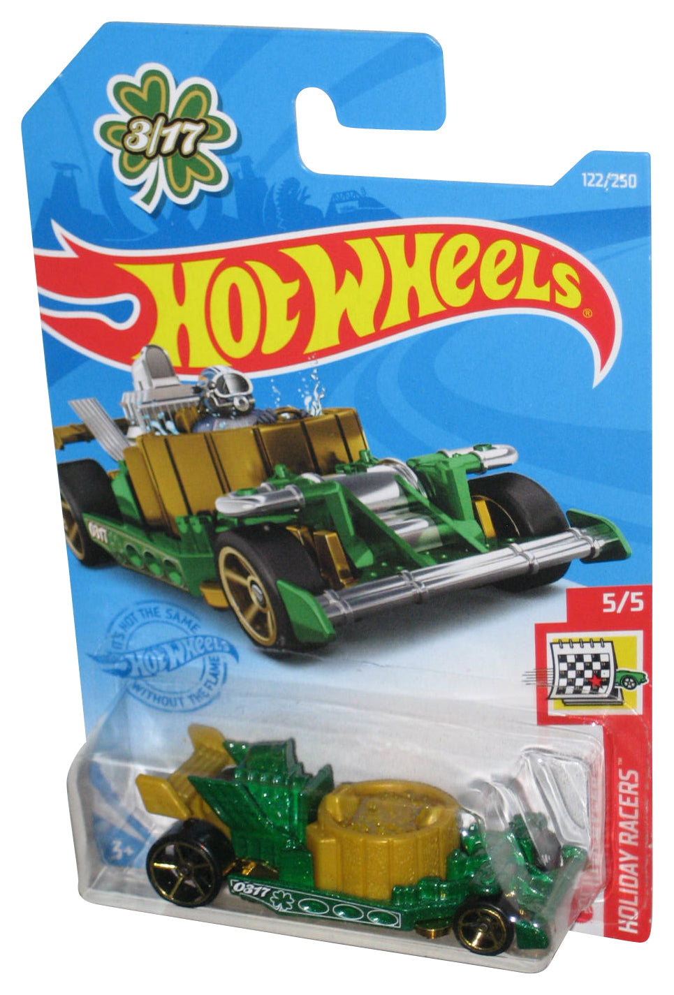 Hot Wheels Holiday Racers 5/5 (2020) Green Hot Tub Toy Car 122/250