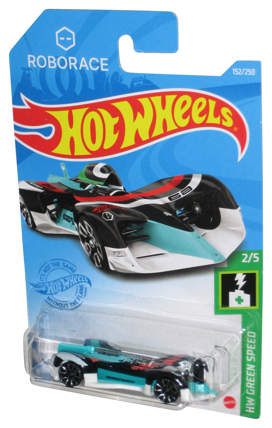 Hot Wheels HW Green Speed 2/5 (2020) Black Roborace Robocar Toy Car 152/250