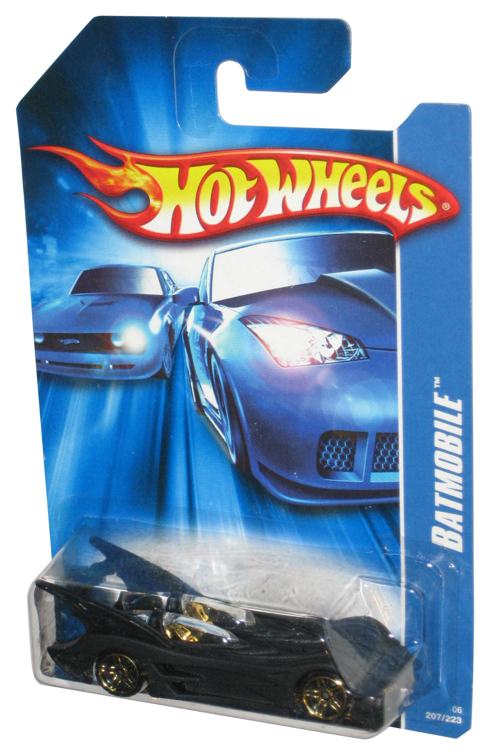 Hot Wheels Batman Batmobile (2006) Mattel Black Car Toy 207/223
