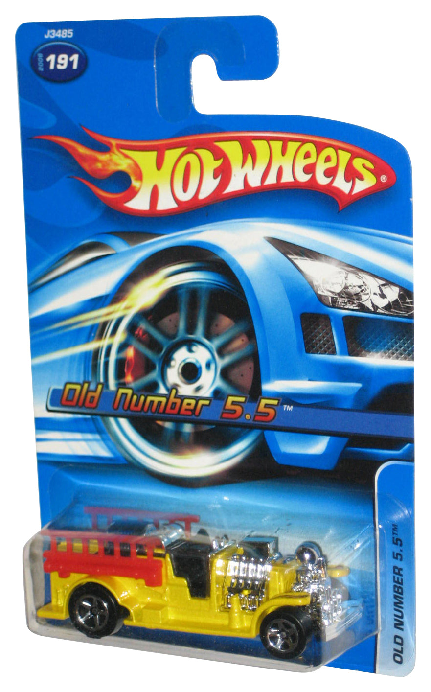 Hot Wheels Old Number 5.5 (2006) Mattel Yellow Toy Truck 191/223