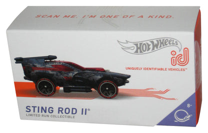 Hot Wheels id (2018) Mattel Sting Rod II Black Toy Car Vehicle