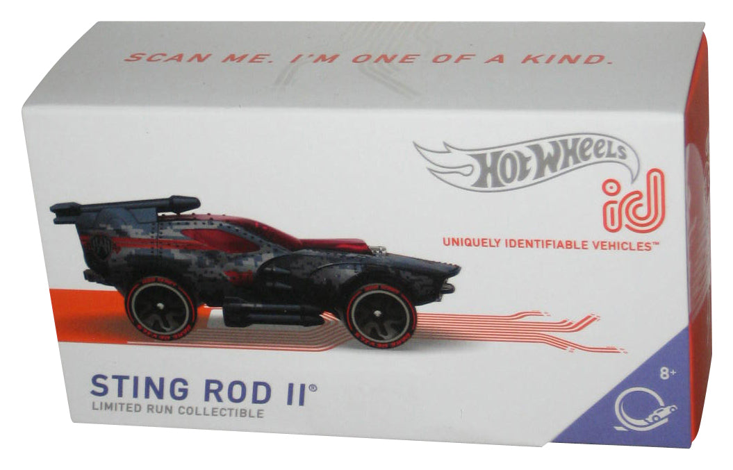 Hot Wheels id (2018) Mattel Sting Rod II Black Toy Car Vehicle