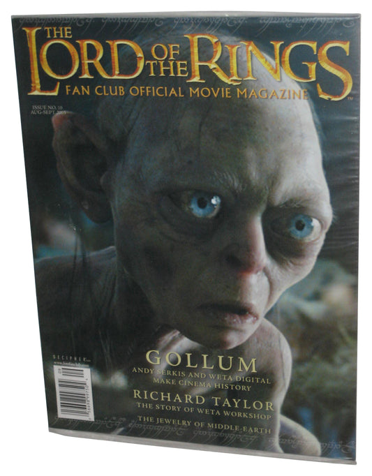 Lord of The Rings Fan Club Official Movie Aug-Sept 2003 Magazine Book No. 10 - (Gollum Cover)