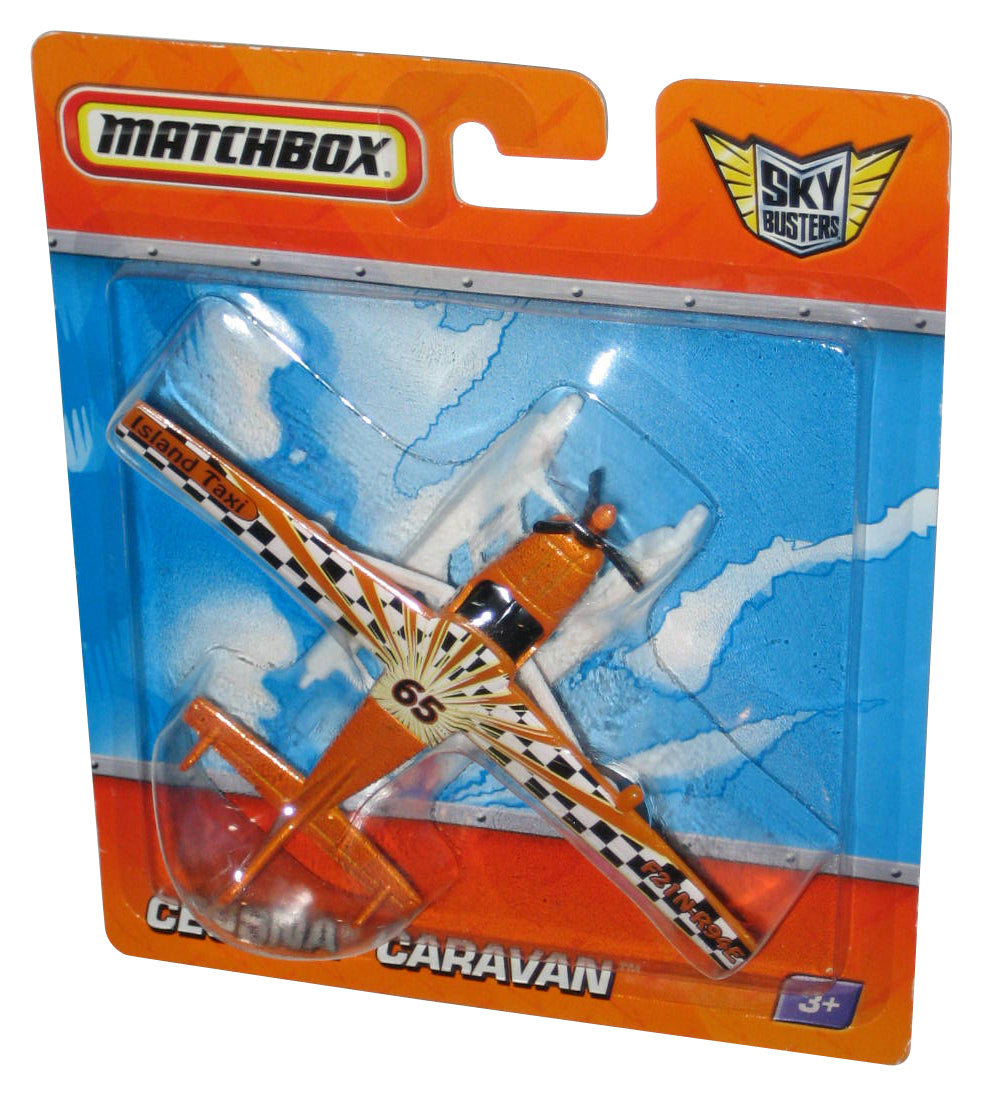 Matchbox Sky Busters (2009) Cessna Caravan Orange Toy Plane