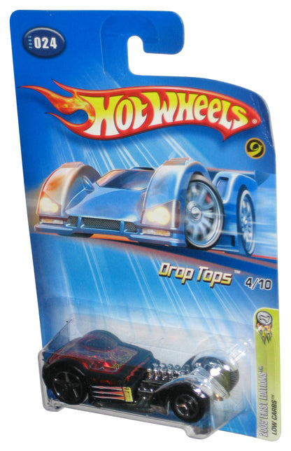 Hot Wheels 2005 First Editions Drop Tops 4/10 (2005) Low Carbs Black Toy Car #024