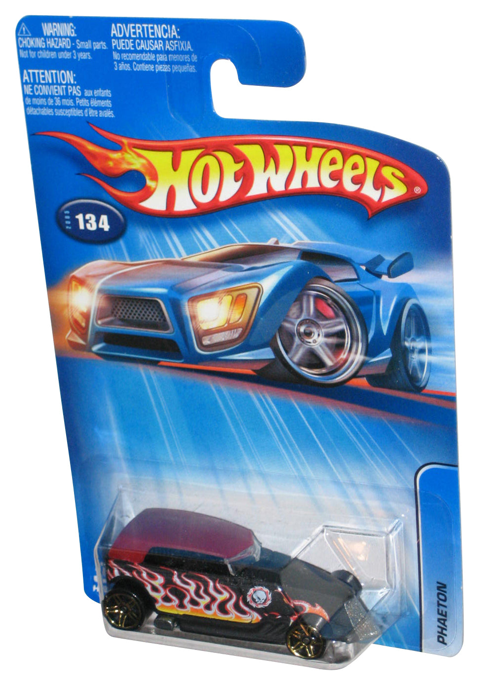 Hot Wheels Phaeton (2005) Mattel Black Toy Car #134