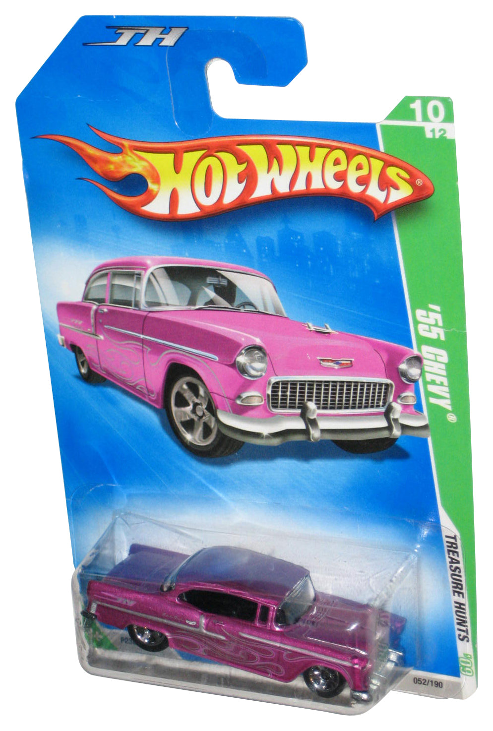 Hot Wheels Treasure Hunts '09 Purple '55 Chevy Car Toy 052/190