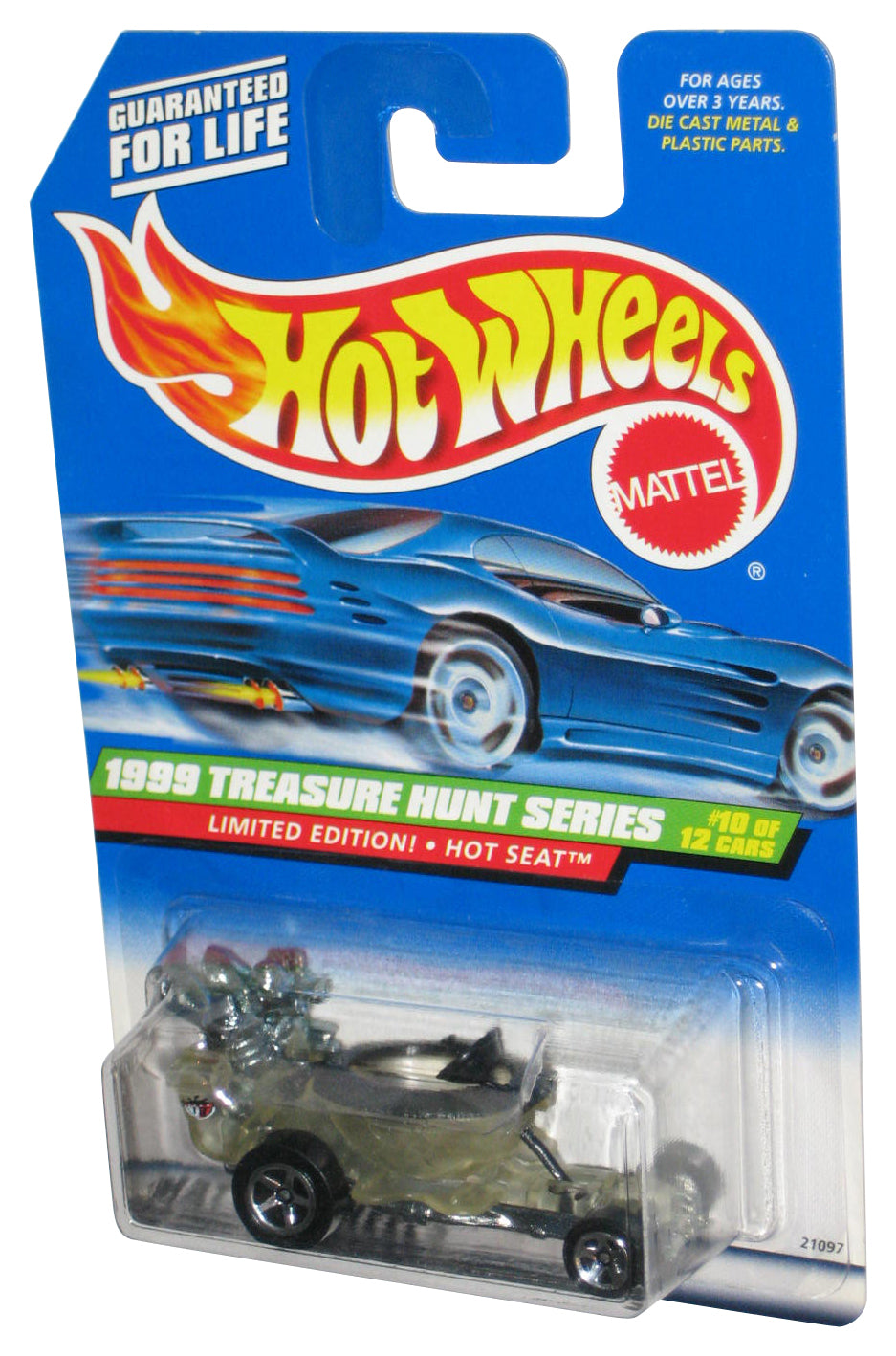 Hot Wheels 1999 Treasure Hunt Series 10/12 Hot Seat Toy Car #938