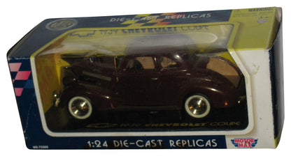 Motor Max Red 1939 Chevrolet Coupe 1:24 Die-Cast Metal & Plastic Reiplica Toy Car