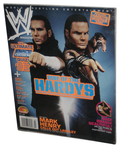 WWE Wrestling July 2007 Magazine Book - (Rise of The Hardy's Cover)