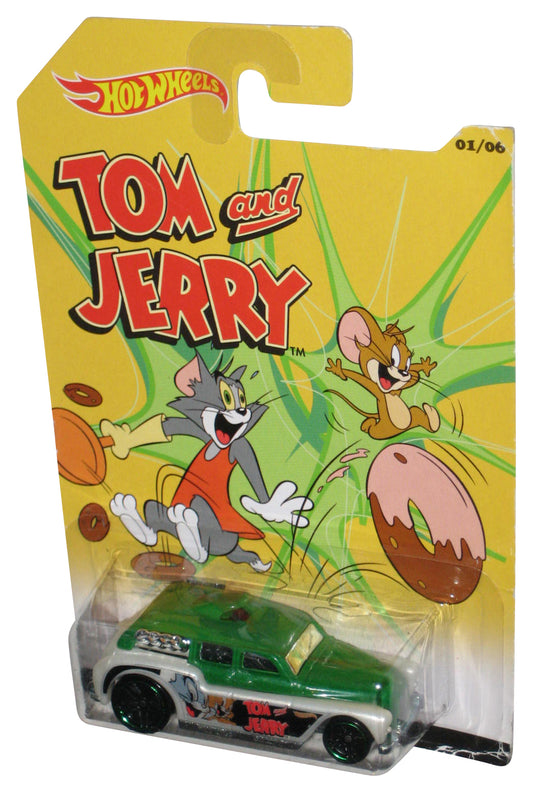 Hot Wheels Tom & Jerry Cockney Cab II (2014) Mattel Green Toy Car 1/6