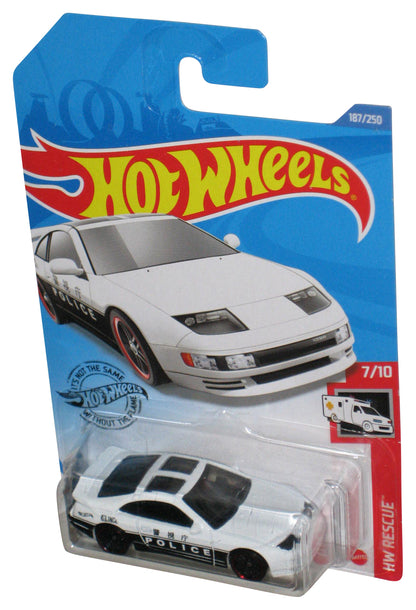 Hot Wheels HW Rescue 7/10 (2018) White Nissan 300ZX Twin Turbo Toy Car 187/250